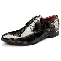 Одевания обуви похожим на микрофибр кожаная платформа PU Толстый британский стиль высококачественный мужчина