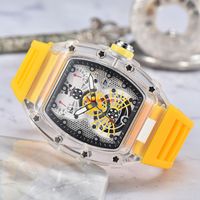 147 حركة الأزياء التجارية Quartz Watch Plastic Case Clothing Clothers Watch Watch