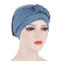 الأوشحة 2022 الموضة المسلمة العمامة للشعر النساء لف رأس القبعات سيدة نوم قبعة أنثى هيلاوس كيميائي الهند ساتان عاتق mujer