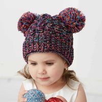 Beanies 13 Styles Baby Girls Knitted Cap Kids Crochet PomPom...