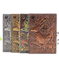 Creative Deer Embossed A5 Leather Notebook Journal Notepad T...