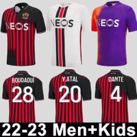 22 23 OGC Nice FC Soccer Jerseys Delort Melou Gouiri 2022 2023 Ogcnice Footbalt