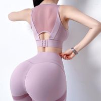 Yoga Outfit Sexy V Collar Women Bra Running Sportswear Vest-...