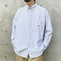 Camisas casuales para hombres descendiente 22aw camisa de manga larga de rayas de ballena para hombres mujeres