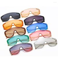 Sonnenbrille 2022 Mode weibliche männliche multikolne halbfreie abgeschirmte Gradientenlinsenrahmen Elegante Handwerksklasse Eyewear UV400
