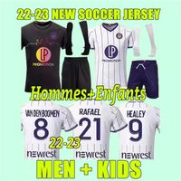 Toulouse FC Soccer Jerseys 2022 2023 Maillot de Foot Home Away Rhys Healey Anriste Bayo Spiering
