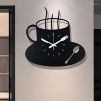 Relógios de parede criativos design moderno relógio digital mecanismo silencioso da sala de estar decoração de cozinha ou presente de parete