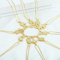 Подвесные ожерелья Daihe роскошные золотые короны ожерелье Женщины хорошие счастливые регулируемые цирконы медные украшения женский подарок