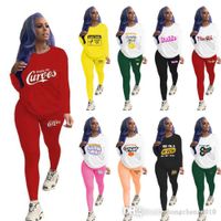 Designer Women Letter Printed Tracksuits 2022 Autumn Sexy Tw...