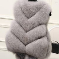 Women' s Fur ICCLEK 2022 Imitation Grass Fashion Vest Wo...