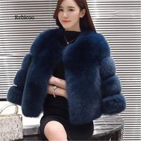 여자 모피 모방 가짜 겨울 여자 코트 대형 한국어 버전의 자기 배양 짧은 여성