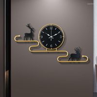 벽시계 대형 조용한 시계 메커니즘 시계 작업 특이한 디자인 아트 Horloge Murale Moderne 거실 장식