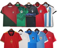 22-23 Fãs da Copa do Mundo Tops Tbrazil Argentina México Inglaterra França camisa de futebol de camisetas adultas da França