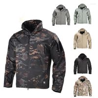 사냥 재킷 야외 스포츠 정글 우드랜드 BDU 슈팅 코트 전술 전투 의류 위장 후드 스피트 쉘 재킷