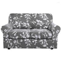 Stuhlabdeckungen Stretch Loveseat für Sofa Slippcovers verfügen über weiche Dicke mit 2 individuellem Kissen