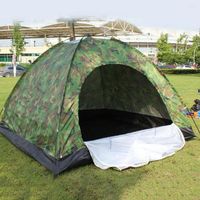 텐트와 대피소 대형 안티 우브 헤비 텐트 야외 캠핑 하이킹 휴대용 해산 방수 방수 낚시 패치 워크