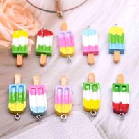 Charms 10pcs 11 34mm Colorful Dripping Oil Gradient Multicol...