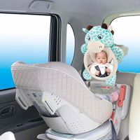 إكسسوارات داخلية لطيفة طفل خلفي مواجهة مرايا قابلة للتعديل مرآة السلامة السلامة المقعد الخلفي