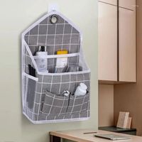 Storage Boxes Cotton Linen Student Bedside Small Hanging Bag...