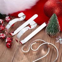 Decorações de Natal 1 Conjunto 4 PCs Stoques Holds Hooks Mantel Mantel Mantel Metal Holding Hanger Decoração Multural