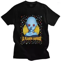 T-shirts pour hommes Cultum Movie Fantastic Planet Shirt Men Men Cotton Tshirt Tee Tee T-shirt ￠ manches courtes Sci Fi T-shirt Alien bizarre
