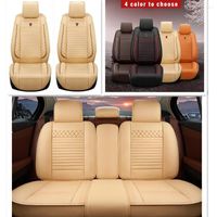 Araba koltuğu kapakları 5 adet Solaris Elantra Sonata Aktif Creta Encino 5 koltuklu ön arka ped aksesuarları için özel