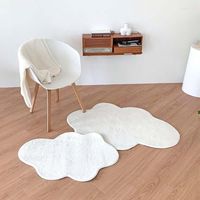 카펫 창조적 인 흰 구름 구역 깔개 거실 가정용 데코 두꺼운 봉제 침실 아이 장식 문 매트