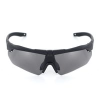 Lunettes de ski lunettes arbalète armée ventilateur extérieur en direct CS anti-déflagrant lunettes de tir polarisées myopie coupe-vent