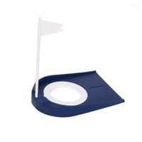 골프 훈련 에이즈 퍼터 디스크 사용 가능한 작은 깃발 부품 액세서리 장비 야외 스포츠