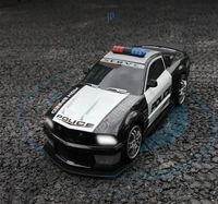 112 RC Police Sports Car Toy 24 ГГц Ультрастастальный радиоконтролируемая полиция Heat Chase Полиция, преследующая Drift Patrol автомобиль, прошивая Lights4409535