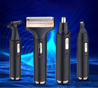 MEN039S Elektrikli Tıraş Alınan Temizleme Yüzü Trimer Şarj Edilebilir Elektrikli Jilet Erkekler için Sakal Düzeltme Kafa Vücut Tıraş Makinesi Set 3368362