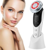 Home Beauty Instrument 7 in 1 RF EMS Micro Current Lifting D...
