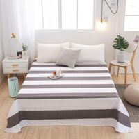 Lençóis modernos fofos estampados florais 1pcs lençol plano lençol elegante caseiro saudável cama de conforto