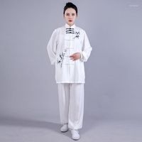 الملابس العرقية النساء الشرقيات ياجا تاي تشي بدلة أنثى ووشو الفنون القتالية الموحدة