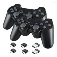 وحدات التحكم في اللعبة 2.4 جيجا هرتز اللاسلكية ألعاب ألعاب لجهاز الكمبيوتر المحمول.