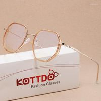نظارة شمسية إطارات Kottdo الكلاسيكية المضادة للنساء الفاتح نظارات إطار الرجال Men Mener Massion أزياء النظارات
