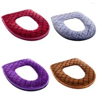 Toilet Seat Covers Long- haired Soft And Thick Warm Zipper Un...