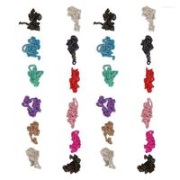 Ornamentos de corrente em gel de unha Metal 12 Colors Chains para Manicurist Beauty Salon School