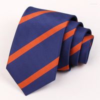 Bow Ties Top Quality Business Formal For Men Navy Blue Strip...