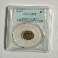 Mercury Head Dimes Dez centavos PCGs Coin Silver 1916-D AG04 AG032032