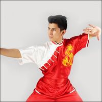 Ethnische Kleidung Wushu Uniform Kleidung Dragon Flügel Chun Kampfkunst Training Shaolin Kungfu Ta403