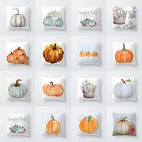 Pillow Halloween Pumpkin Theme Art Pillowcase Car Sofa Cover...