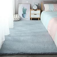 Alfombras espesarse la alfombra de cordero para la sala de estar moderna 2022 decoraci￳n del hogar juego no deslizante juego de ni￱os gastando alfombras balc￳n balc￳n peluche gris gris