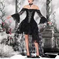 Ethnic Clothing Medieval Cloak Cotton Womens Sexy Court Lace...