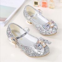 Flat Shoes Girls Crystal Sequin Princess Kids Glitter High H...