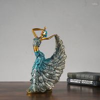 Decorative Figurines Dancer Peacock Abstract Art Ornament St...