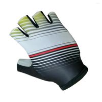 Cycling Gloves 2022 3D GEL Pad Bright Green Sport With Refle...