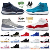 Jumpman 11 Basketball Shoes Miamis Dolphins 11s Cherry Midni...