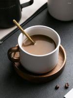أكواب النمط الياباني فنجان القهوة المصغرة المصغرة وصحون شخصية رجع