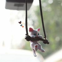 Украшения интерьера автомобиль подвеска Creative Cute Branch Cat Beartview зеркало оформление для девочек аксессуары